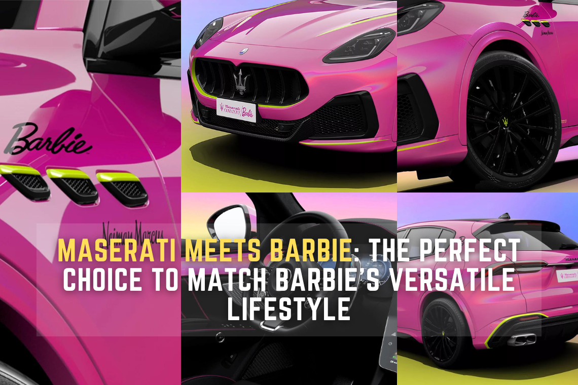 A Closer Look at The Barbie-Inspired Pink Grecale SUV by Maserati